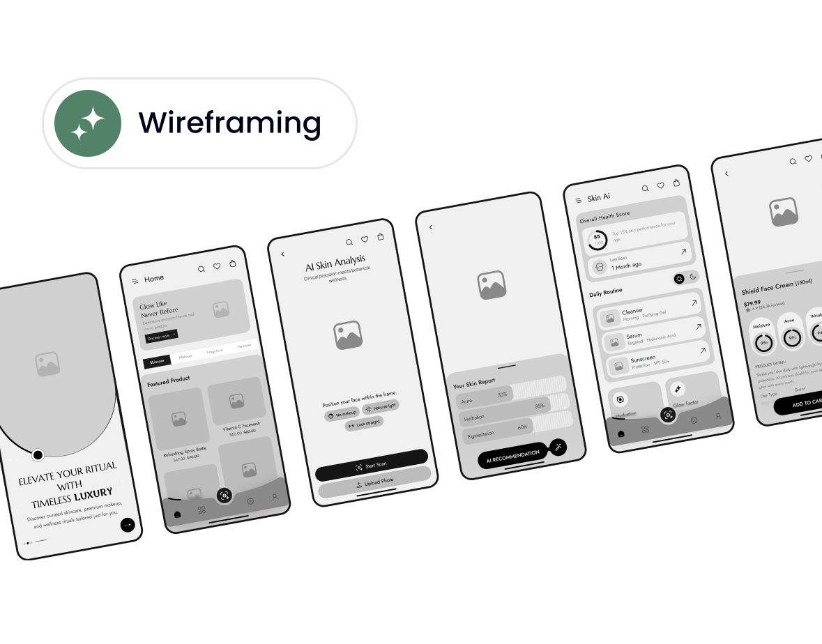 Elyra Wireframes